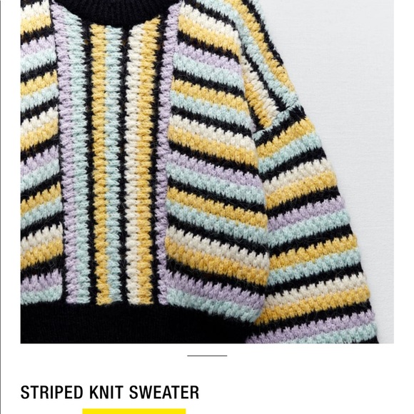 STRIPED KNIT SWEATER - Picture 7 of 11